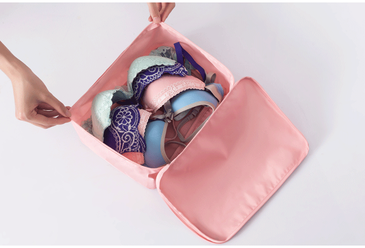Travel Storage Bag Korean Plain Travel Seven-Piece Collect Clothes Travel Storage Underwear Classification Organizing Bag Manufacturer Travel Storage Bag Korean Plain Travel Seven-Piece Collect Clothes Travel Storage Underwear Classification Organizing Bag Manufacturer