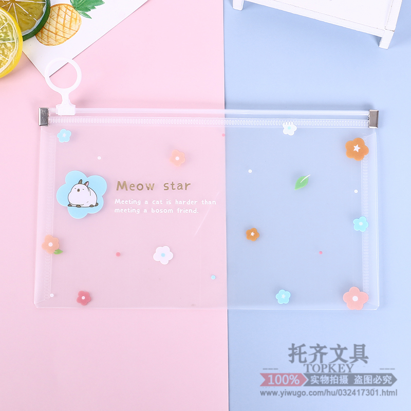 Mask Storage Bag Portable Portable Plastic Student Respirator Children Cartoon Temporary Storage Bag Organizing Bag Storage Gadgets