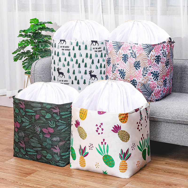 Beam Storage Bag Big Mac Waterproof Cotton Quilt Clothes Kindergarten Duvet Large Capacity Moving Closed Storage Bag