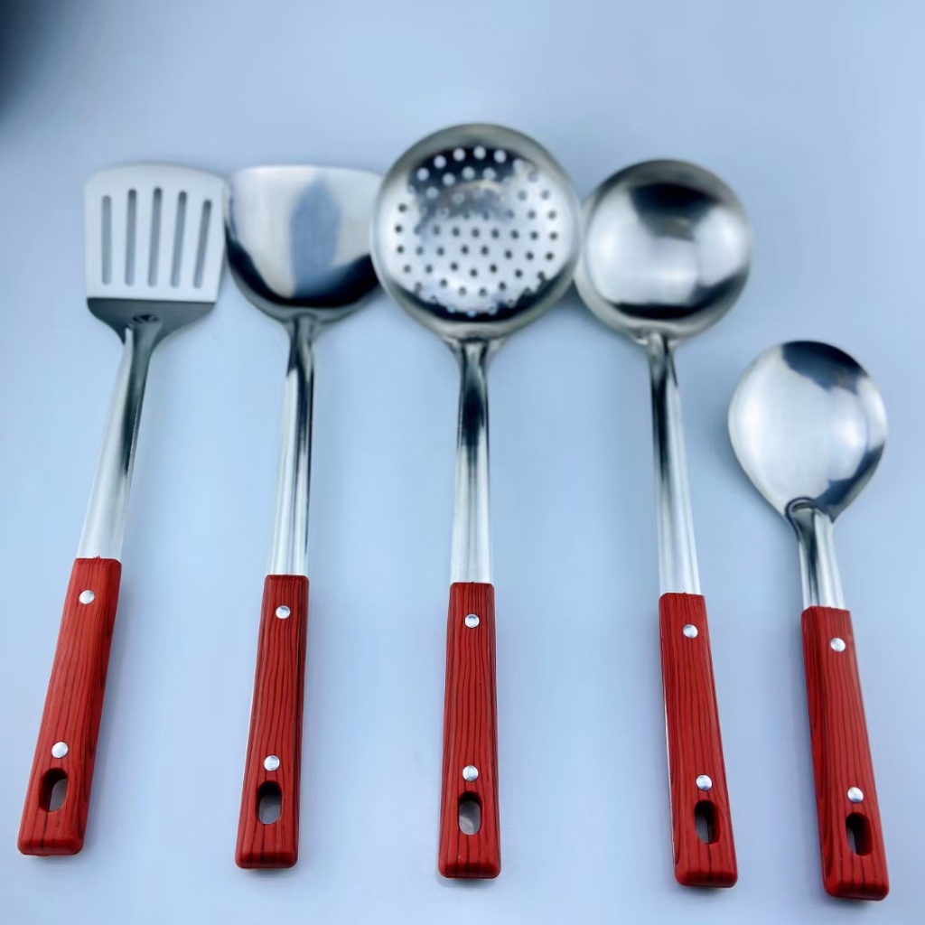 Stainless Steel Tableware Large Kitchenware Spatula and Soup Spoon Stainless Steel Tableware Large Kitchenware Spatula and Soup Spoon