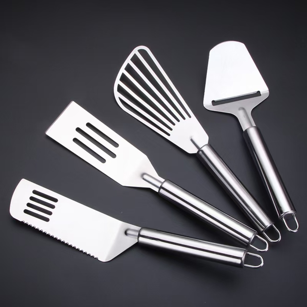 Stainless Steel Tableware Large Kitchenware Spatula and Soup Spoon Stainless Steel Tableware Large Kitchenware Spatula and Soup Spoon