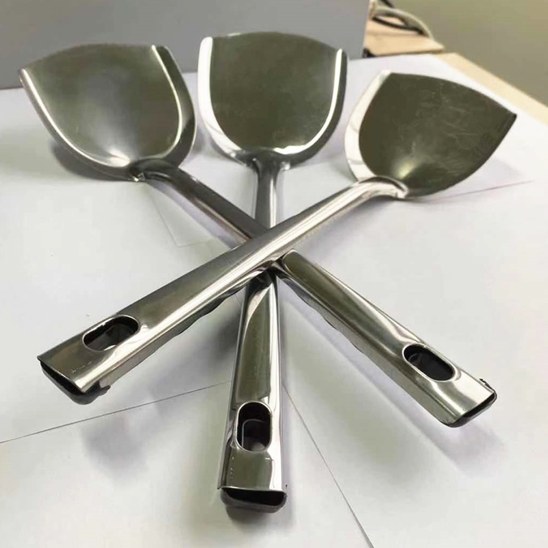Stainless Steel Spatula Factory Direct Sales Magnetic Kitchen Utensils Spatula Stainless Steel Ladel Ten Square Shovel Household