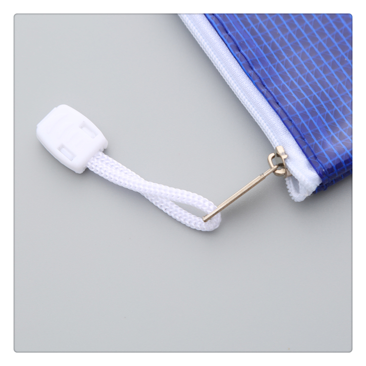 Zipper Closure Transparent Grid Stripe Material Bill Voucher Storage Bag Document Organizing Bag Student Stationery Bag Zipper Closure Transparent Grid Stripe Material Bill Voucher Storage Bag Document Organizing Bag Student Stationery Bag