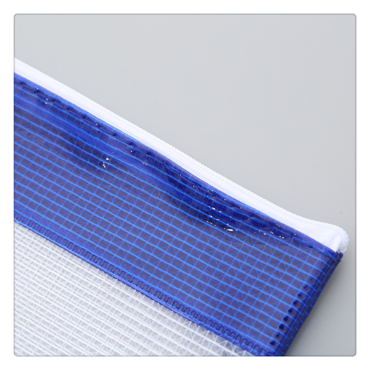Zipper Closure Transparent Grid Stripe Material Bill Voucher Storage Bag Document Organizing Bag Student Stationery Bag Zipper Closure Transparent Grid Stripe Material Bill Voucher Storage Bag Document Organizing Bag Student Stationery Bag