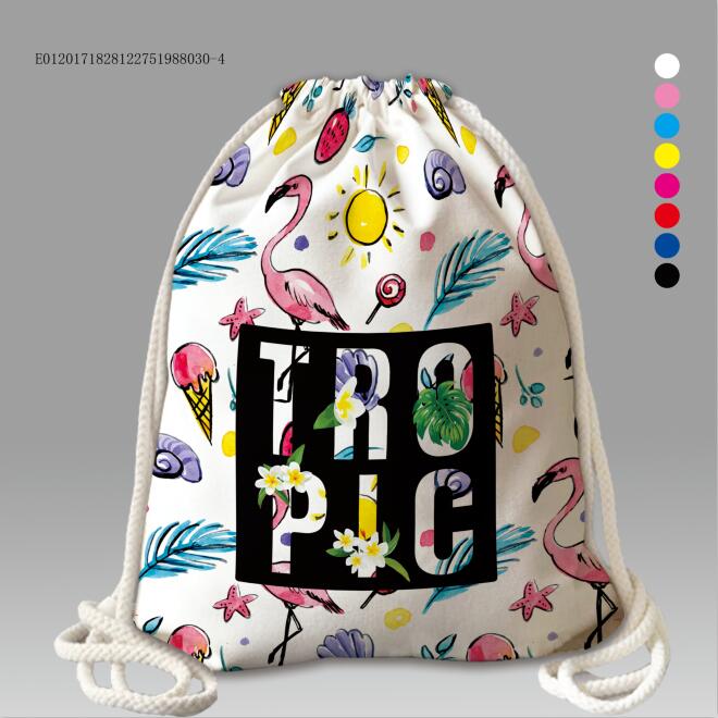 Folding shopping bag gift box sleeve drawstring bag canvas gift bag non-woven reusable bag Oxford storage bag