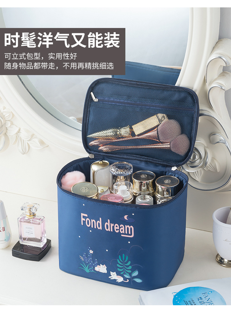 Original Unicorn Cosmetic Bag Large Capacity Korean Style Foldable Waterproof Portable Travel Storage Bag Wash Bag