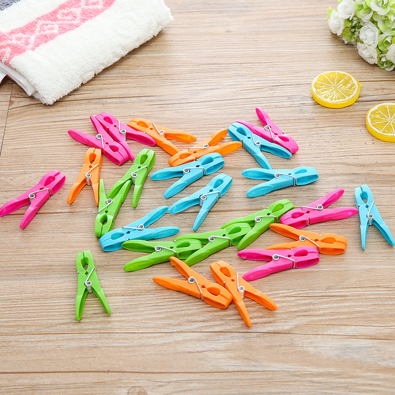 Plastic Peg Windproof Clothes Clip Travel Plastic Clip Clothes Pin Casual Clip