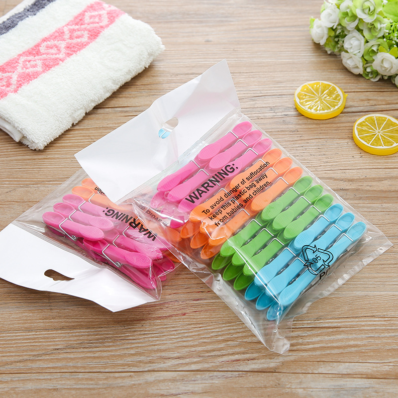 Plastic Peg Windproof Clothes Clip Travel Plastic Clip Clothes Pin Casual Clip