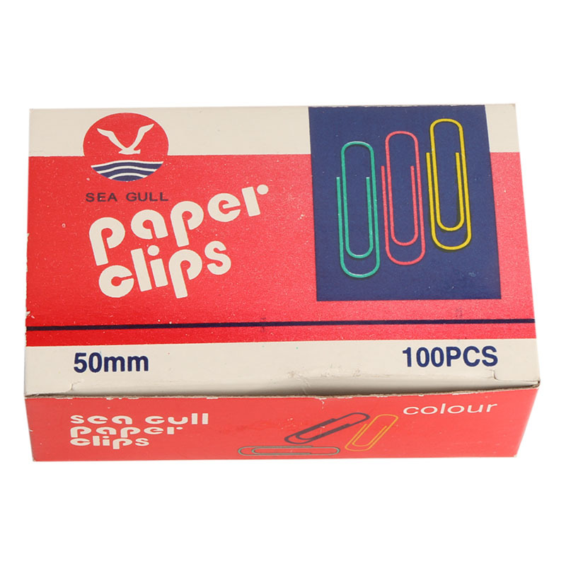 [factory wholesale] color paper clip plastic clip 50mm spot supply