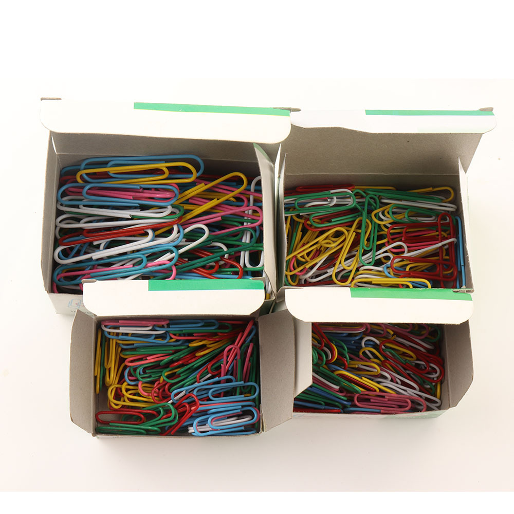 [factory wholesale] color paper clip plastic clip 50mm spot supply