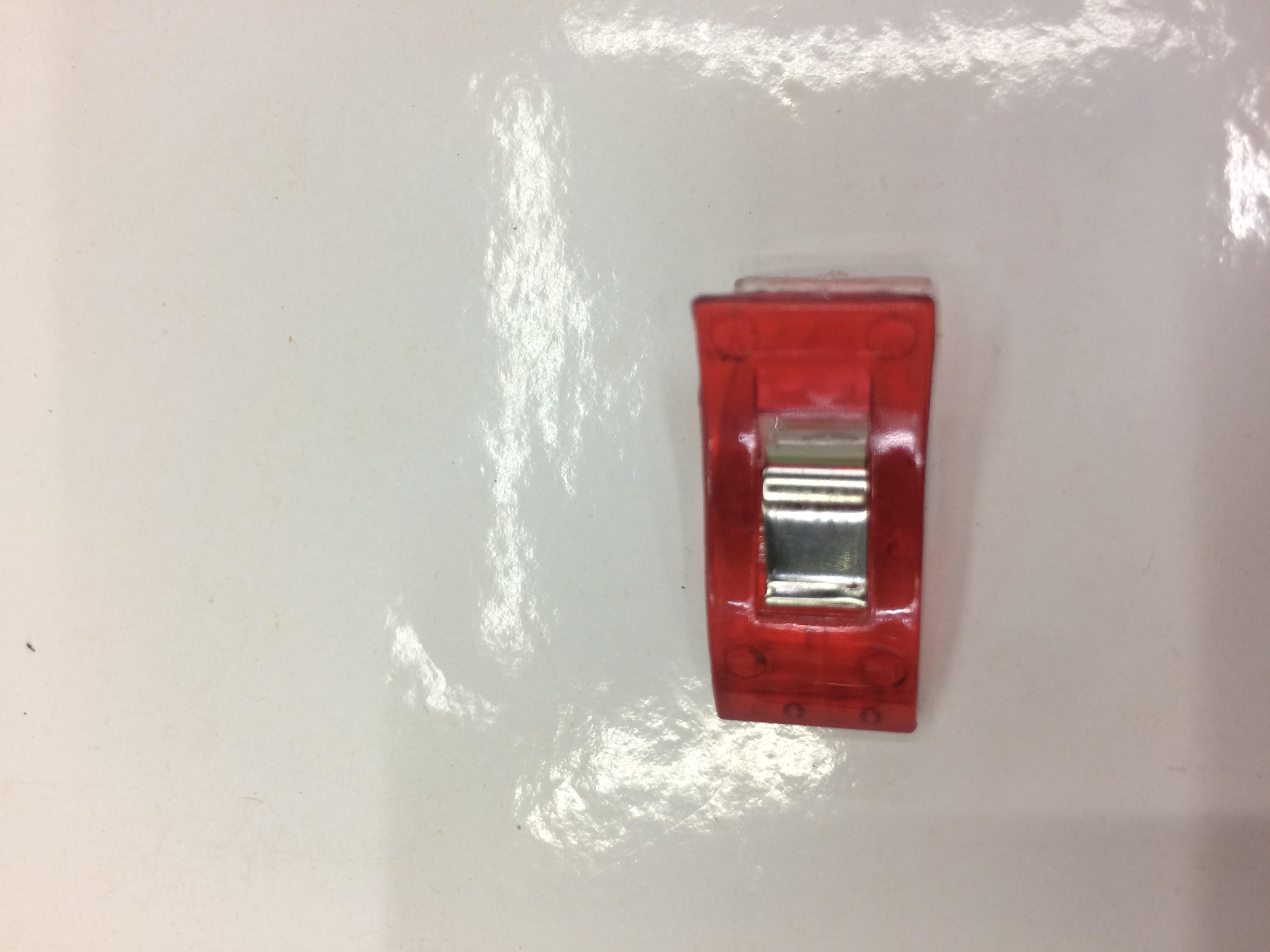 Sheng Qian stationery direct sales of various specifications of color transparent plastic clip