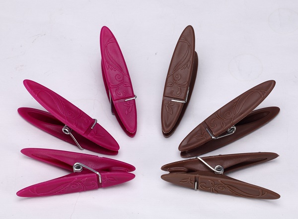 Natural Lin plastic clip home plastic clothes clip fashion color Size: 85 * 17.5 * 11/40mm