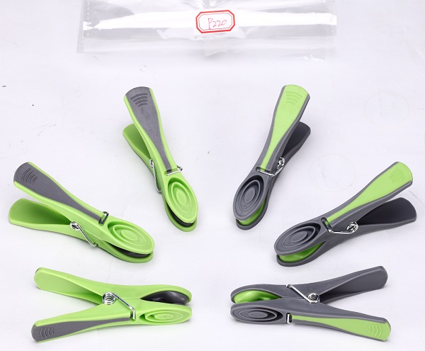 Natural Lin plastic clip home plastic clothes clip fashion color Size: 83 * 17 * 13/39mm