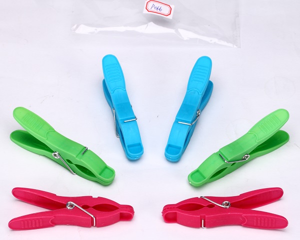 Natural Lin plastic clip home plastic clothes clip fashion color Size: 95 * 15.5 * 7/32mm