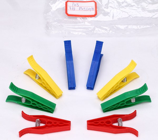 Natural Lin plastic clip household plastic clothing clip fashion color Size:69*10*40/11mm