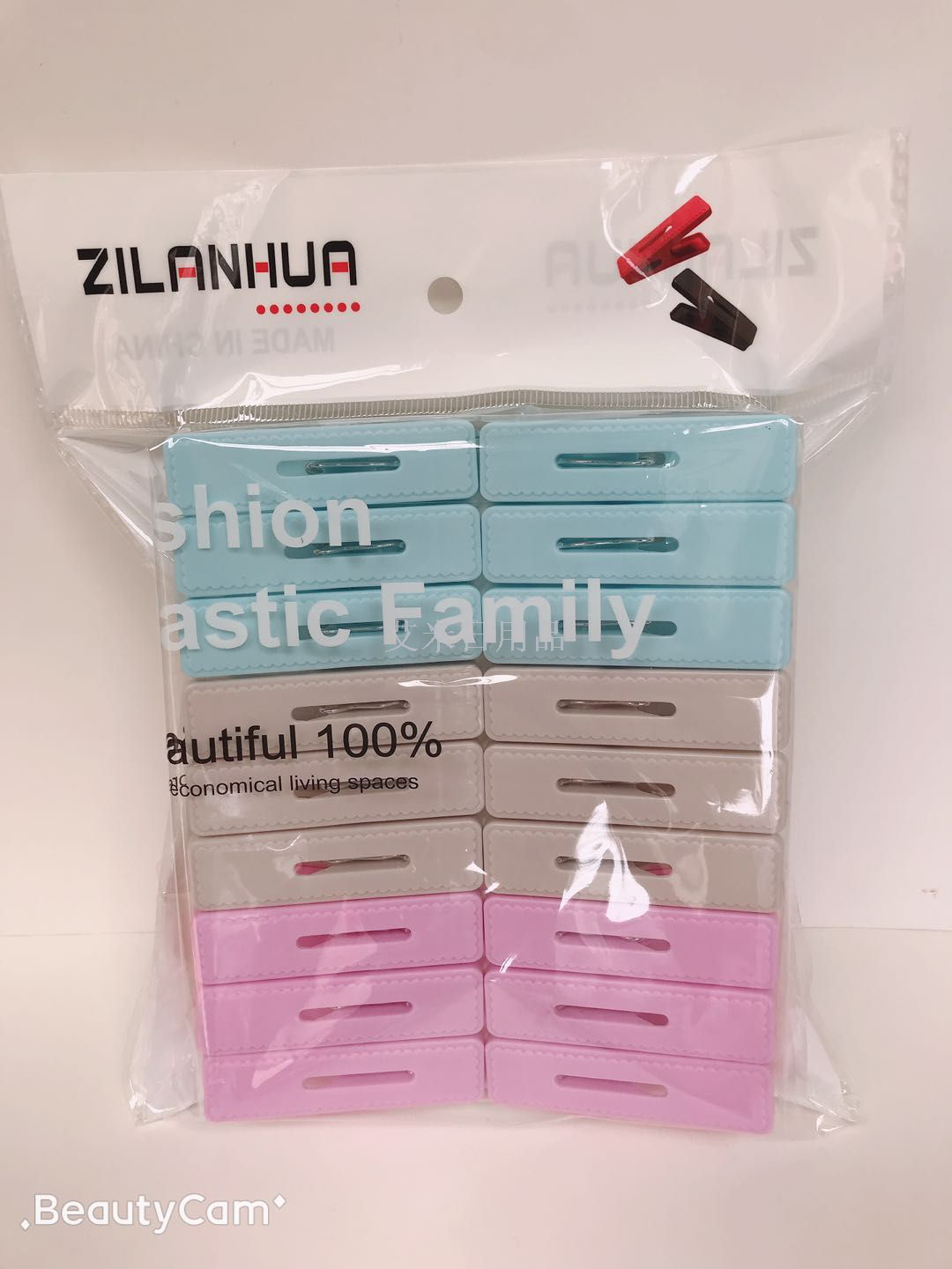 Zlh-7014-12 Strong clothesclip windproof spring clip plastic clip is clamped