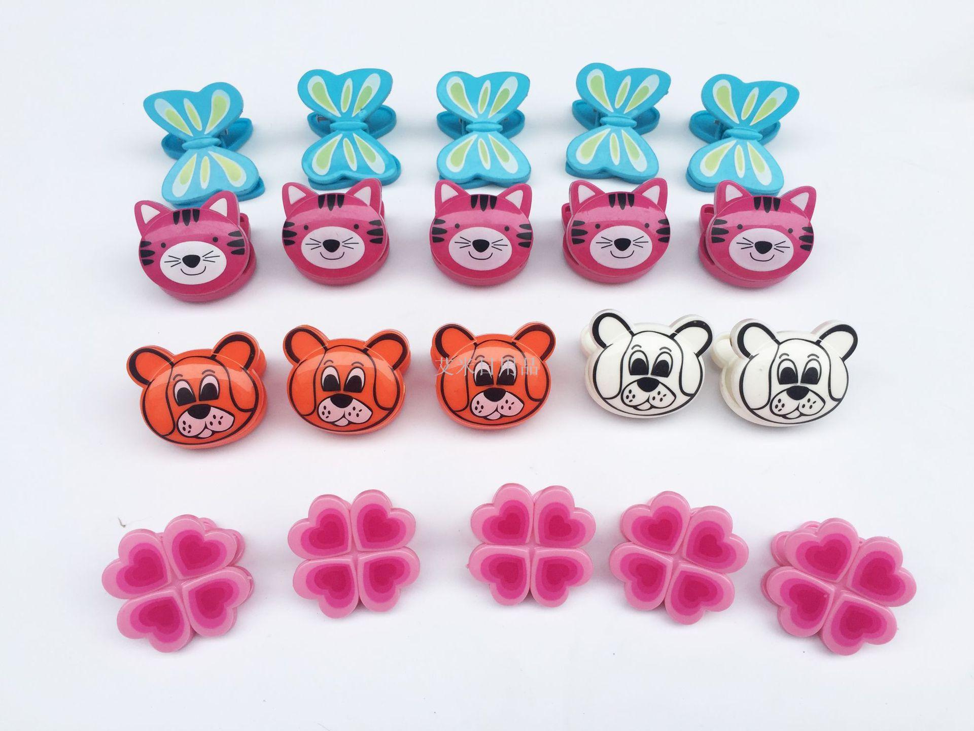 BYT-3 red panda plastic clip cartoon clip creative kitchen food cute cartoon seal clip