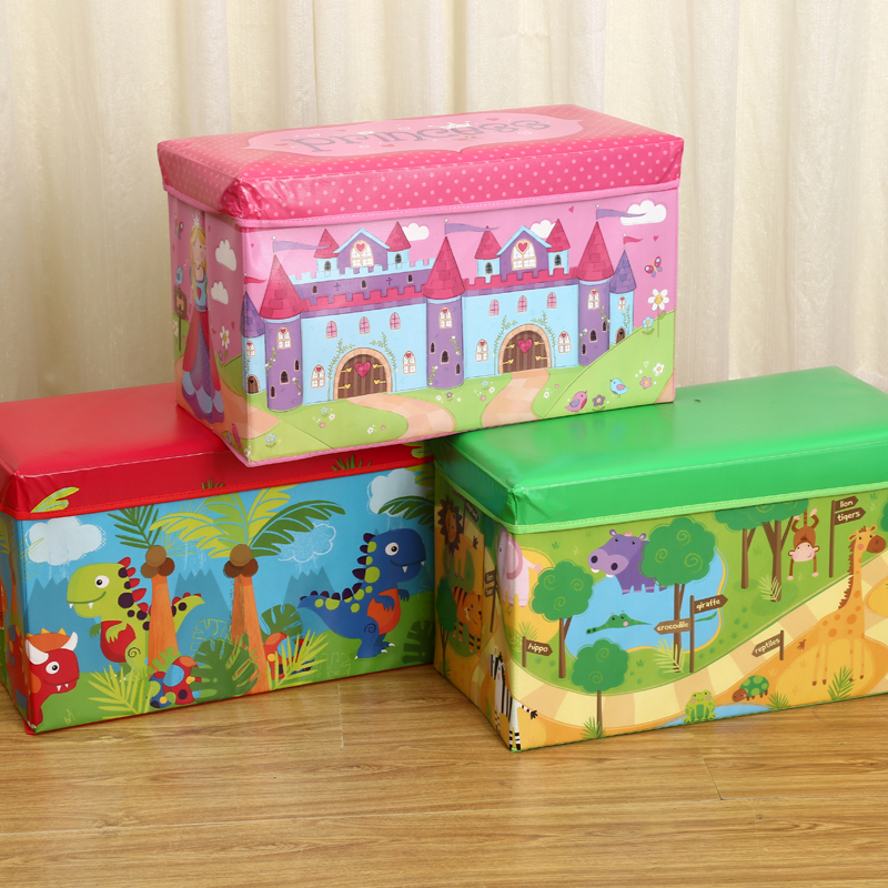 Lai Ge home exquisite cartoon version increase waterproof folding stool