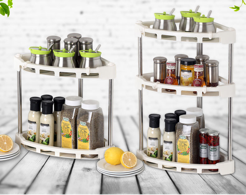 Triangle Storage Rack Thickened Material Kitchen Bathroom Tripod Simple Fashion Home Corner Shelf Wholesale