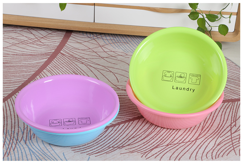 SOURCE Goods Household Plastic Basin Pp Material Basin Washbasin Dormitory Students Gift Basin Whole Custom Logo