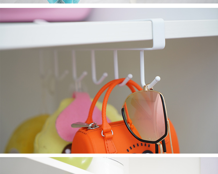 Factory Kitchen Iron Punch-Free Flat Iron Hook Cabinet Storage Hanger Tie Hanger Hook Wardrobe Storage Rack Factory Kitchen Iron Punch-Free Flat Iron Hook Cabinet Storage Hanger Tie Hanger Hook Wardrobe Storage Rack