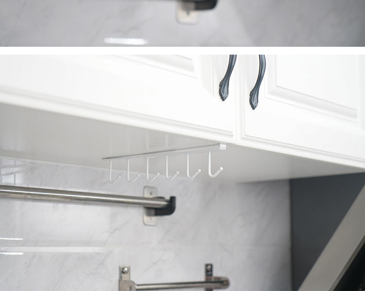 Factory Kitchen Iron Punch-Free Flat Iron Hook Cabinet Storage Hanger Tie Hanger Hook Wardrobe Storage Rack Factory Kitchen Iron Punch-Free Flat Iron Hook Cabinet Storage Hanger Tie Hanger Hook Wardrobe Storage Rack