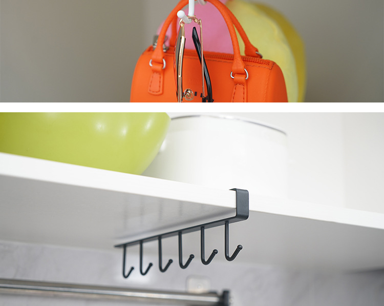 Factory Kitchen Iron Punch-Free Flat Iron Hook Cabinet Storage Hanger Tie Hanger Hook Wardrobe Storage Rack Factory Kitchen Iron Punch-Free Flat Iron Hook Cabinet Storage Hanger Tie Hanger Hook Wardrobe Storage Rack