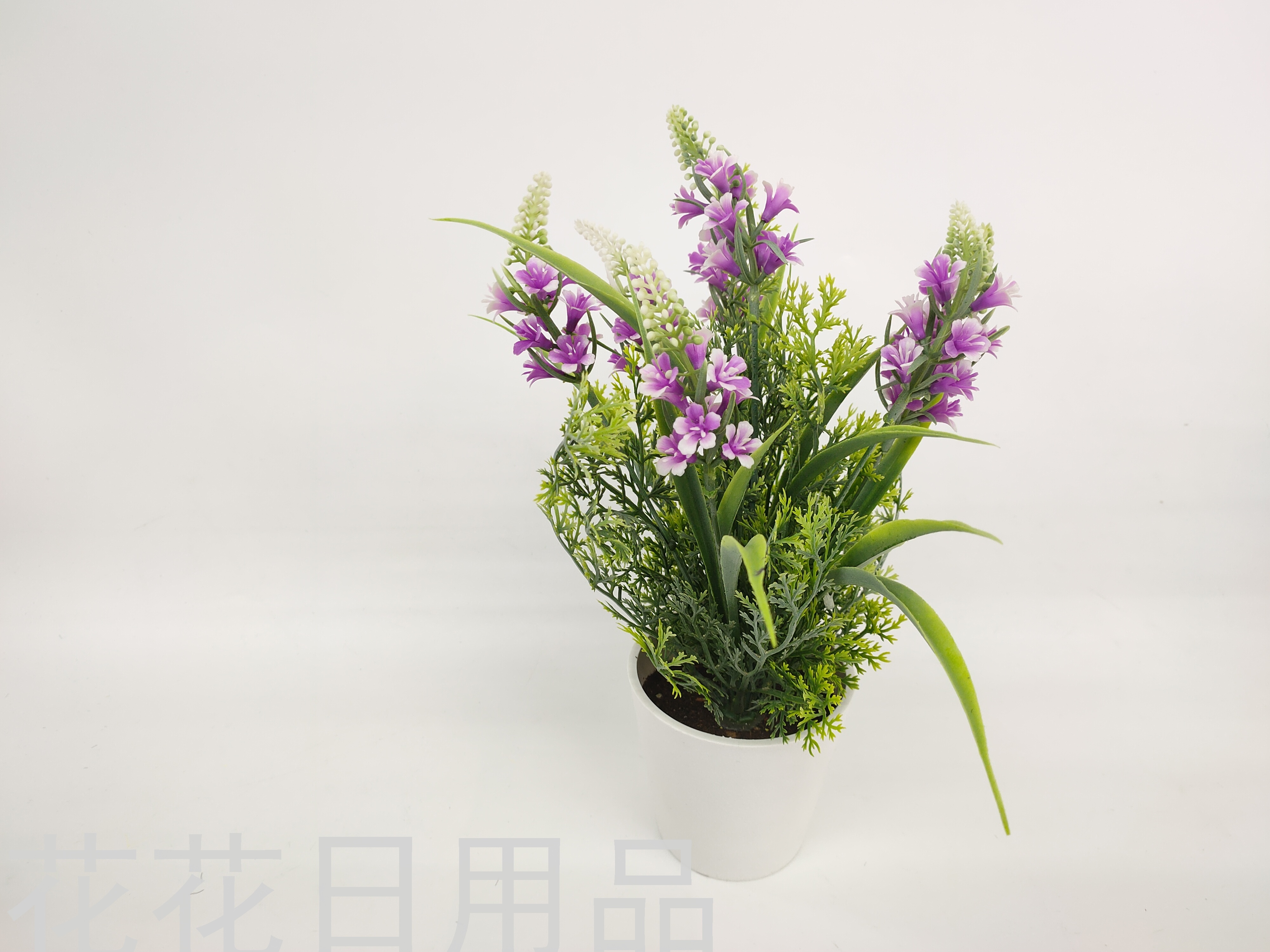 New Artificial Flower White Plastic Basin Lavender Flower Bonsai Fake Flower Decoration Living Room Table Decoration New Artificial Flower White Plastic Basin Lavender Flower Bonsai Fake Flower Decoration Living Room Table Decoration