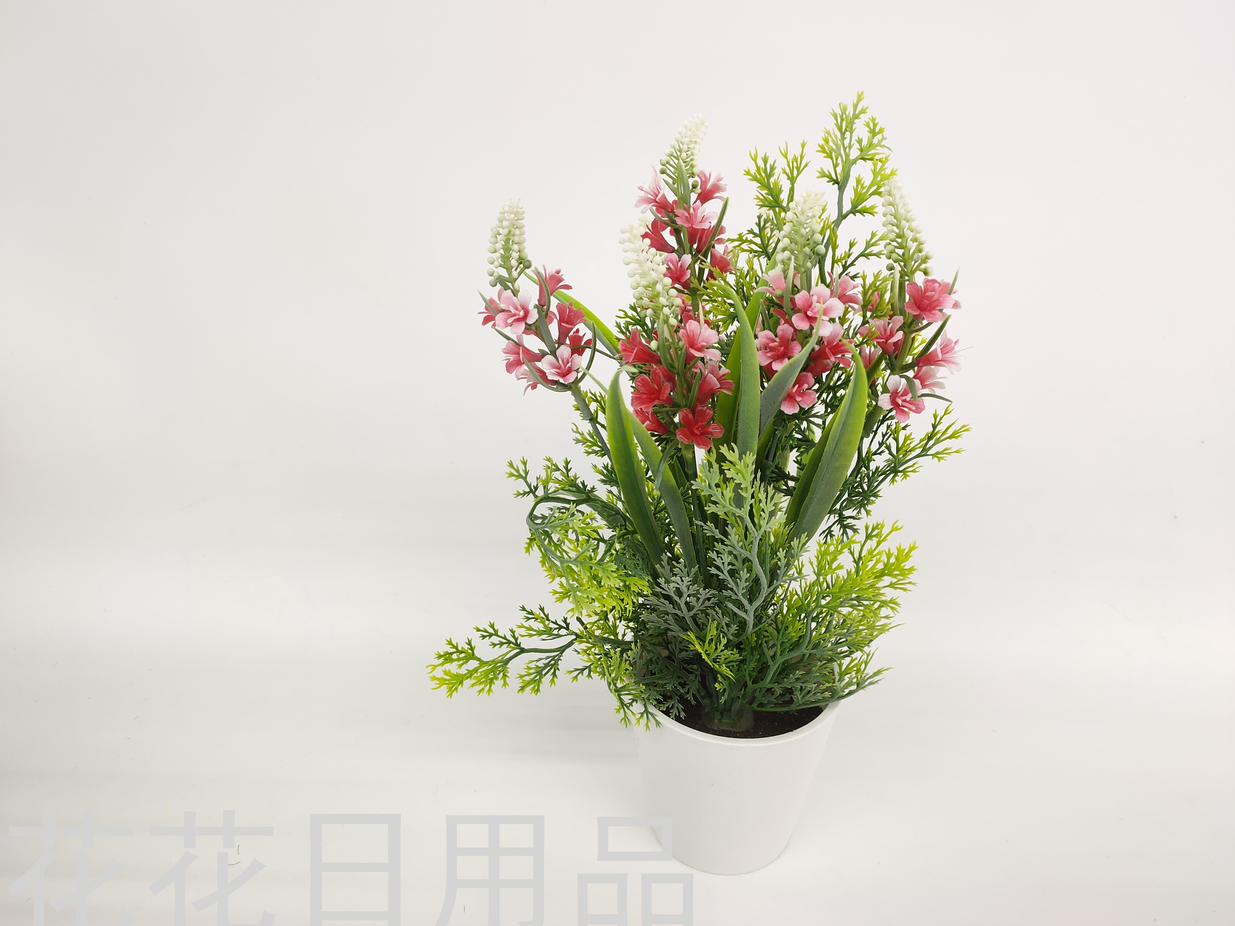 New Artificial Flower White Plastic Basin Lavender Flower Bonsai Fake Flower Decoration Living Room Table Decoration New Artificial Flower White Plastic Basin Lavender Flower Bonsai Fake Flower Decoration Living Room Table Decoration