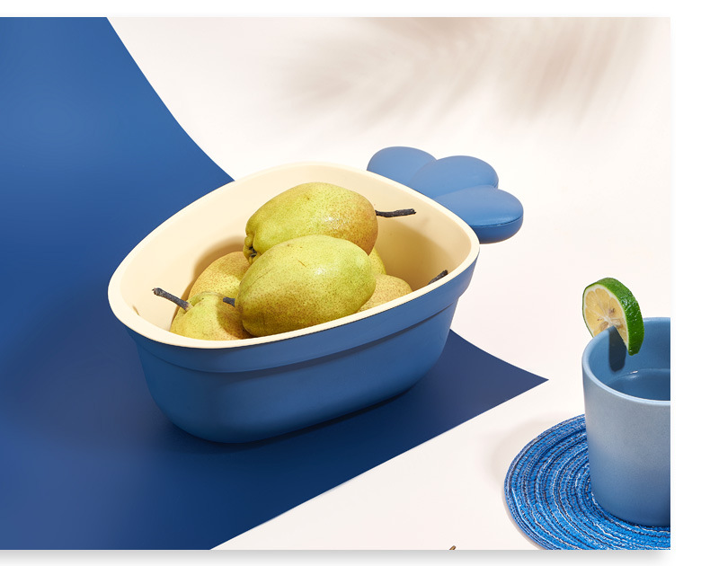 Fruit Plate Basket Modern Living Room Coffee Table Plastic Basin Double Layer Vegetable Washing Basket Household Kitchen Innovative Drain Basket Fruit Plate Basket Modern Living Room Coffee Table Plastic Basin Double Layer Vegetable Washing Basket Household Kitchen Innovative Drain Basket