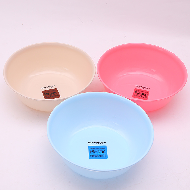 Manufacturer direct fruit color round multi-color washbasin baby washbasin household plastic basin Manufacturer direct fruit color round multi-color washbasin baby washbasin household plastic basin