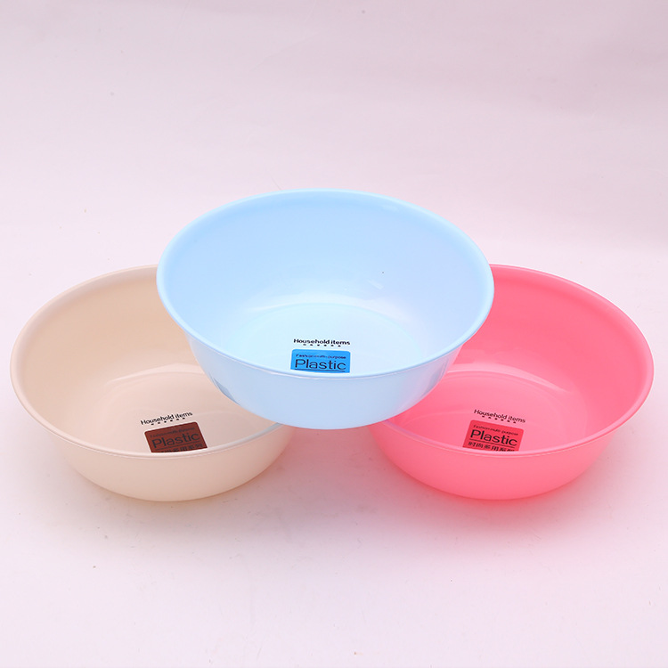Manufacturer direct fruit color round multi-color washbasin baby washbasin household plastic basin Manufacturer direct fruit color round multi-color washbasin baby washbasin household plastic basin