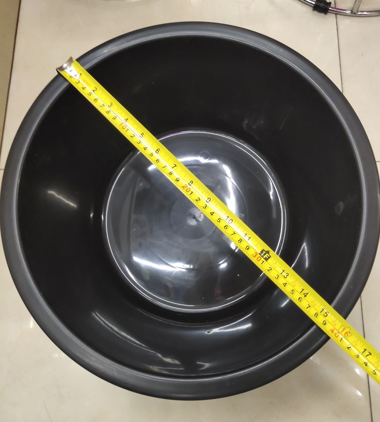 Plastic Basin Bathtub Laundry Basin Baby Bathtub round Black Basin