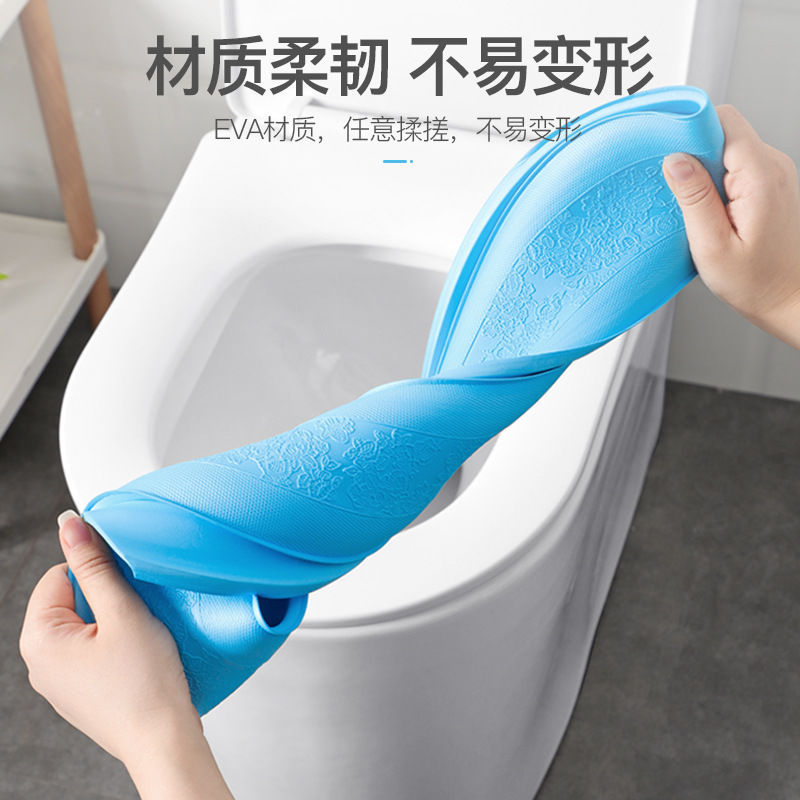 Household Summer Thickened Paste Toilet Mat Quick-Drying Toilet Seat Waterproof Closestool Cushion Four Seasons Universal Toilet Seat Cover Wholesale