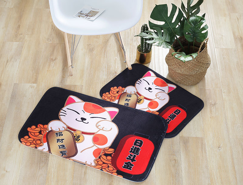 Breathable Absorbent Soft Mat Dispensing Household Daily Toilet Floor Mat Flannel Sponge Floor Mat Cushion Can Be Customized