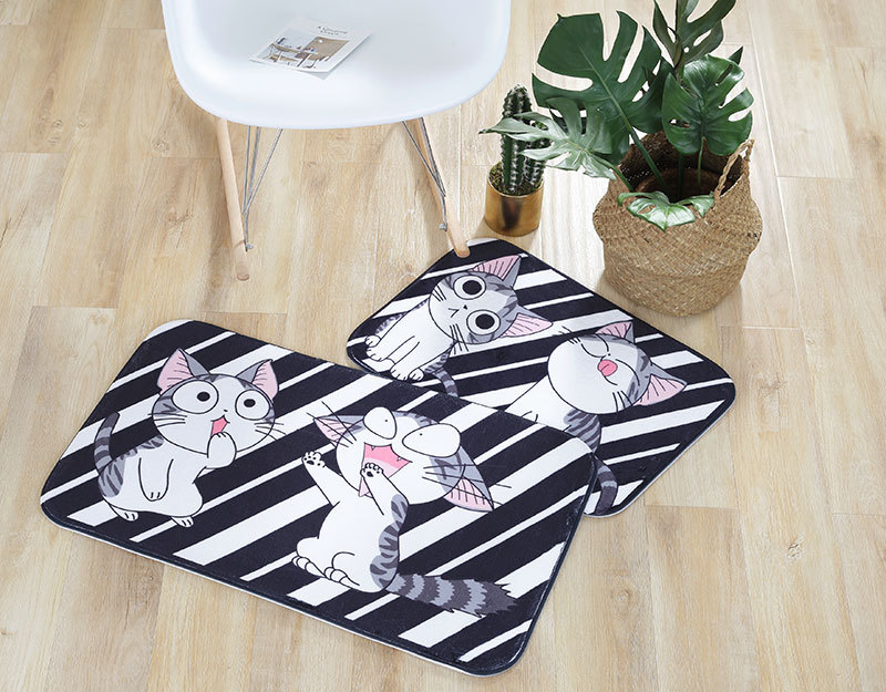 Breathable Absorbent Soft Mat Dispensing Household Daily Toilet Floor Mat Flannel Sponge Floor Mat Cushion Can Be Customized