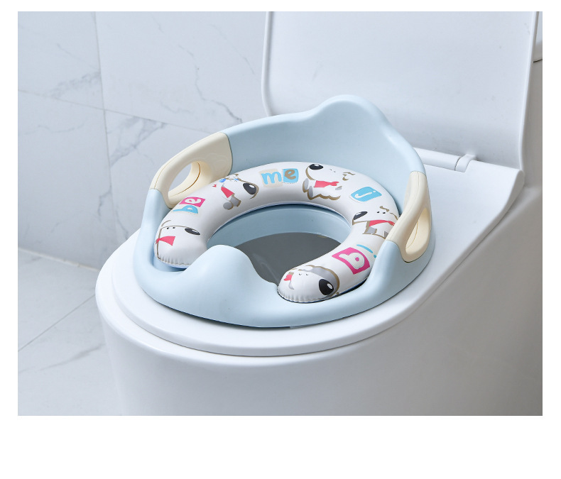 Cute Cartoon Comfortable and Non-Slip Toilet Seat Soft Cushion Baby Young Children Bedpan Children Cushion Bedpan Cover
