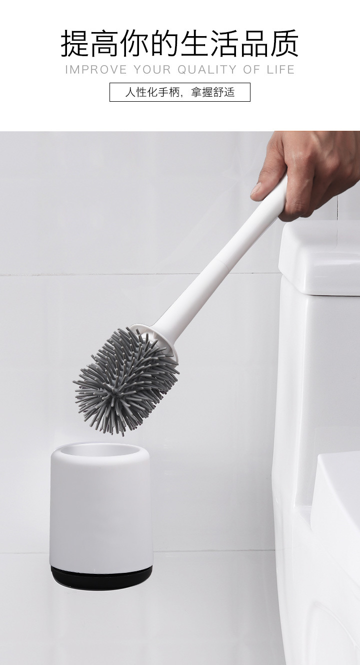 Long handle clean Toilet Brush Full Angle stain Remover Wall Hanging Soft Bristle Brush Household no-punch Set Clean Toilet Brush Long handle clean Toilet Brush Full Angle stain Remover Wall Hanging Soft Bristle Brush Household no-punch Set Clean Toilet Brush