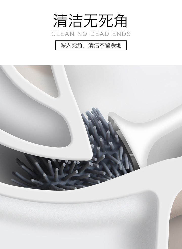 Long handle clean Toilet Brush Full Angle stain Remover Wall Hanging Soft Bristle Brush Household no-punch Set Clean Toilet Brush Long handle clean Toilet Brush Full Angle stain Remover Wall Hanging Soft Bristle Brush Household no-punch Set Clean Toilet Brush