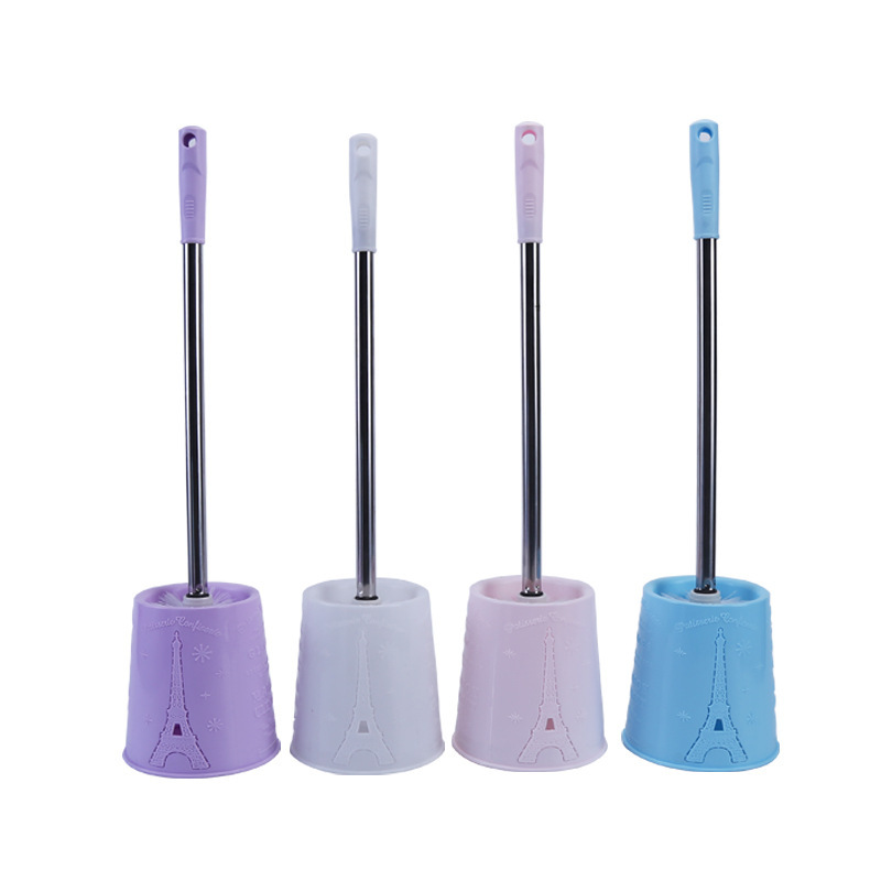 Household Toilet Cleaning Brush Long Handle Toilet Washing Brush Toilet Cleaning Brush Wall-Mounted Toilet Brush Set No Dead Angle