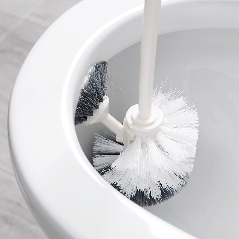 Toilet brush toilet brush no dead corner soft hair toilet brush with base set
