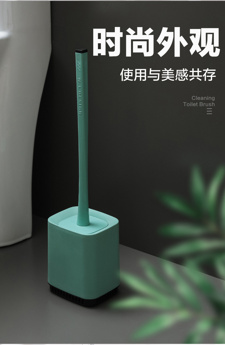 Toilet brush with long handle and soft silica gel without dead Angle Wall Type cleaning Brush Toilet Cleaner Brush Toilet brush with long handle and soft silica gel without dead Angle Wall Type cleaning Brush Toilet Cleaner Brush