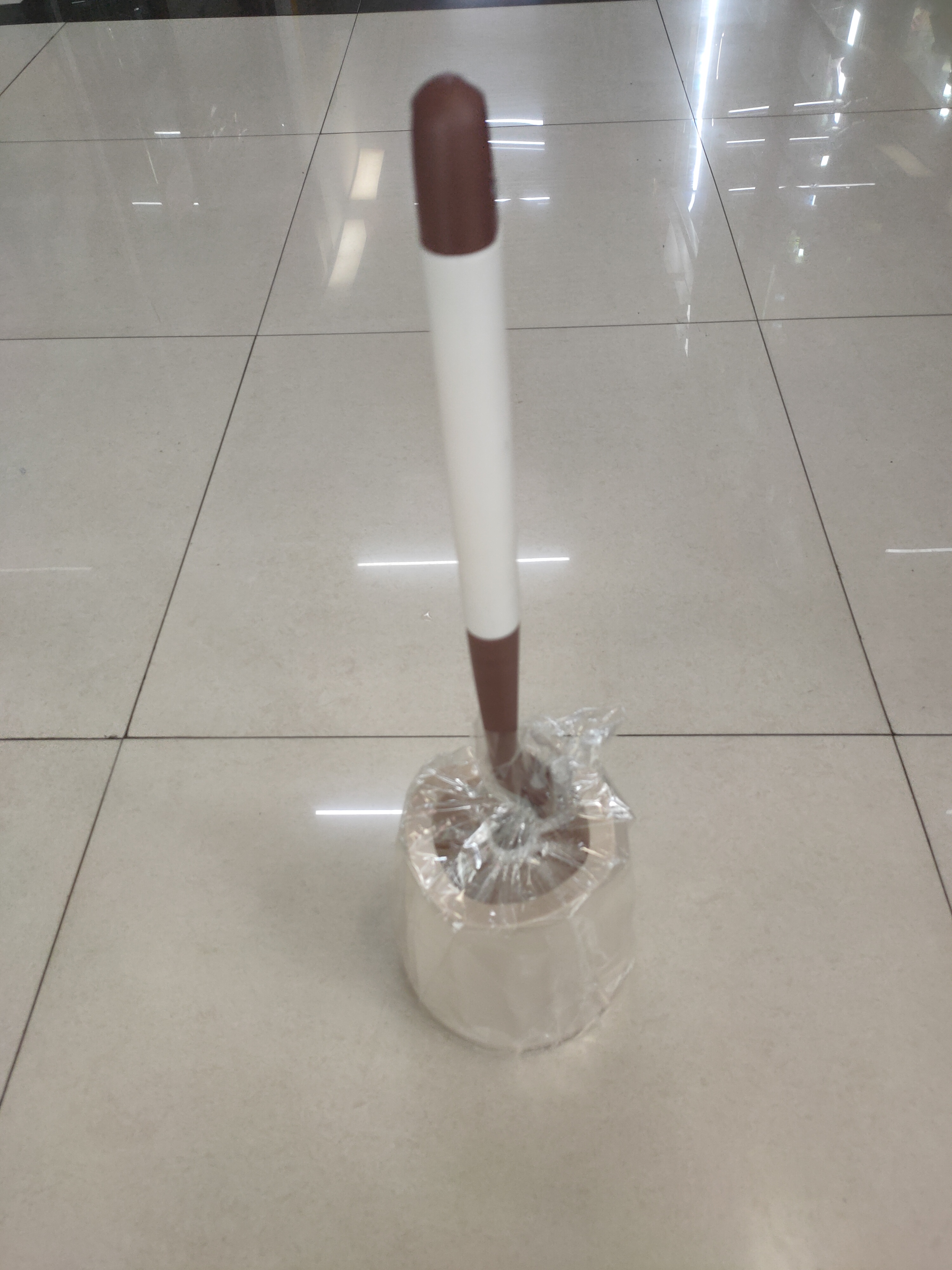 New creative toilet brush with base stainless steel handle toilet brush set household bathroom cleaning brush