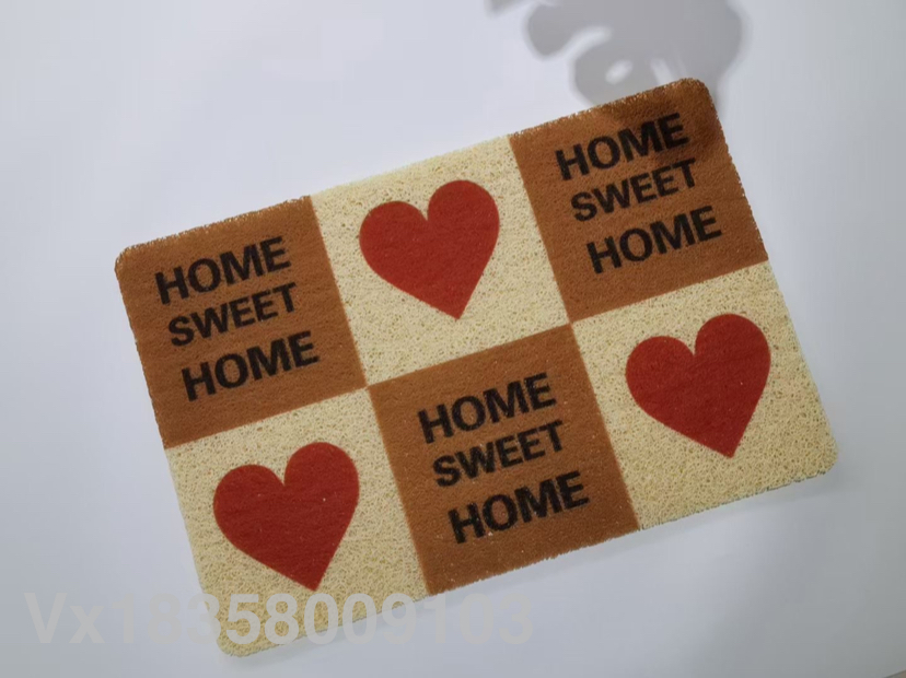 PVC Mesh Printing Mat Brushed Printing Carpet Doormat HD Printing Floor Mat Non-Slip Mat