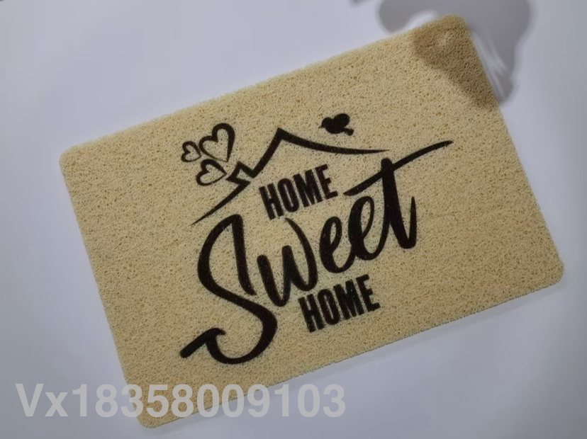 PVC Mesh Printing Mat Brushed Printing Carpet Doormat HD Printing Floor Mat Non-Slip Mat