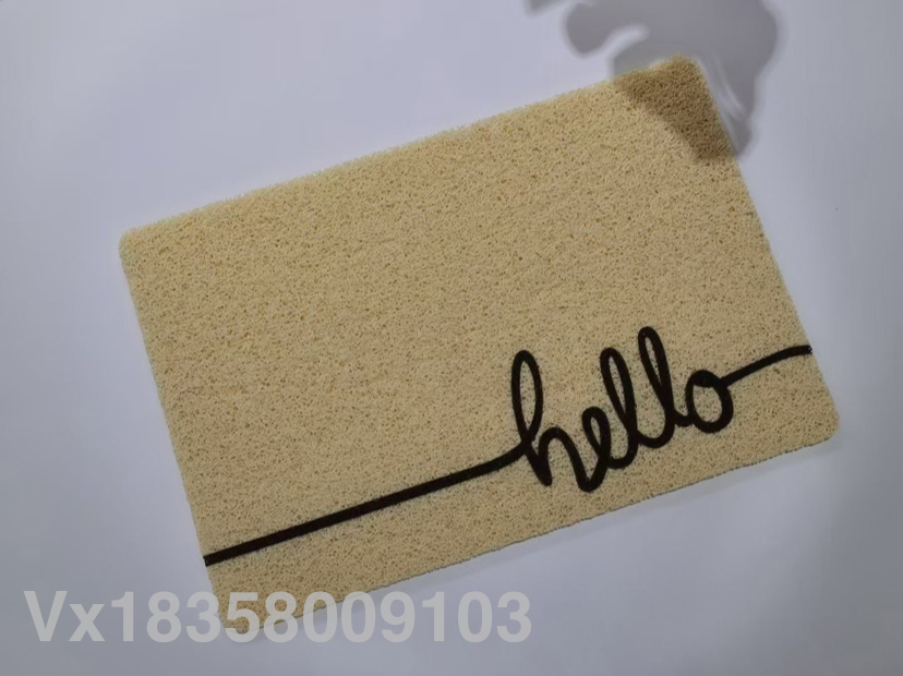 PVC Mesh Printing Mat Brushed Printing Carpet Doormat HD Printing Floor Mat Non-Slip Mat