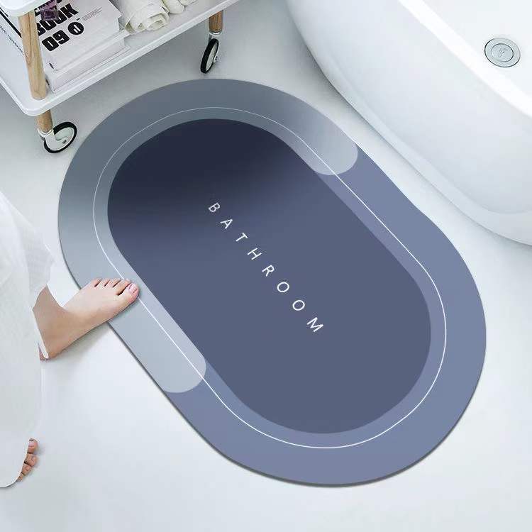 Factory Wholesale Household Diatom Ooze Floor Mat Entry Door Mat Corridor Toilet Door Non-Slip Mat Bedroom Carpet