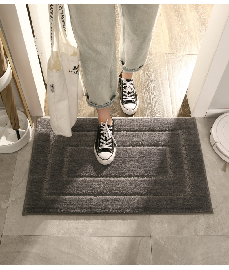 Cross-Border Thickened Bathroom Absorbent Floor Mat Bathroom Entrance Floor Mat Toilet Non-Slip Mat Door Mat Household Carpet Cross-Border Thickened Bathroom Absorbent Floor Mat Bathroom Entrance Floor Mat Toilet Non-Slip Mat Door Mat Household Carpet