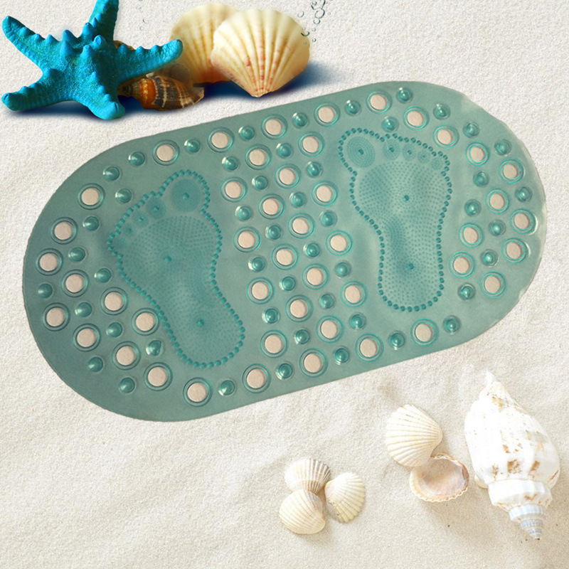 Hotel PVC round Hole Shower Floor Mat Bathroom Bath Non-Slip Mat Toilet Floor Mat Bathtub Non-Slip Floor Mat
