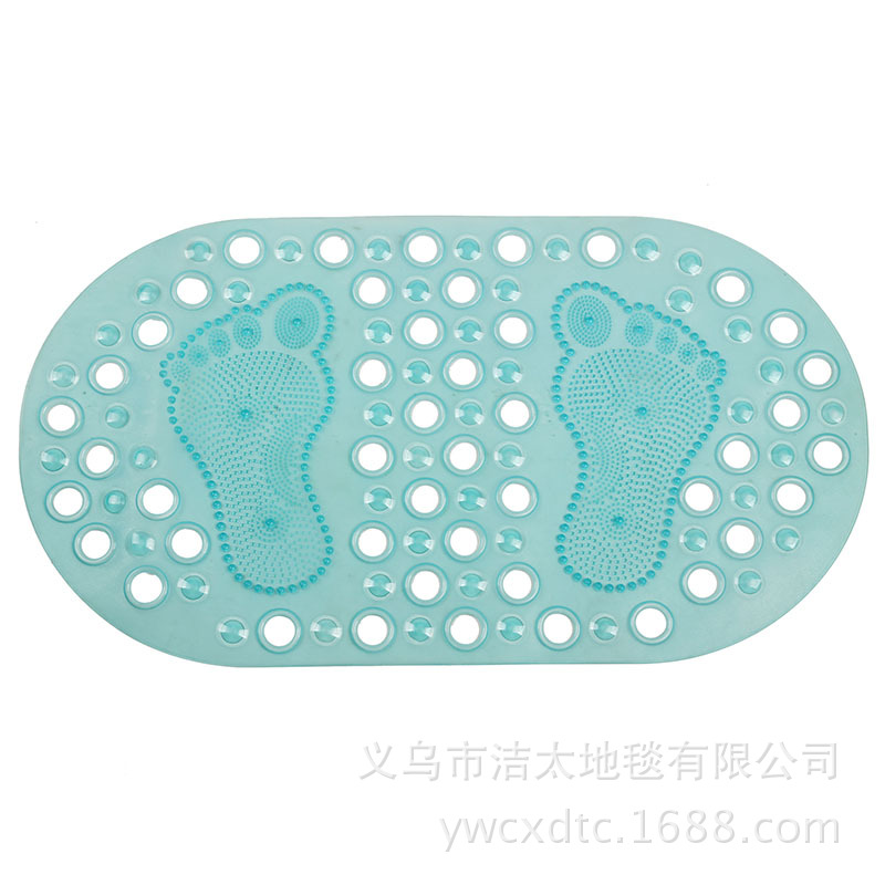 Hotel PVC round Hole Shower Floor Mat Bathroom Bath Non-Slip Mat Toilet Floor Mat Bathtub Non-Slip Floor Mat